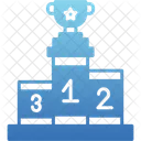 Podium Swimming Championship Stage Icon