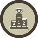 Podium Swimming Championship Stage Icon