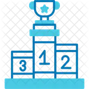 Podium Swimming Championship Stage Icon