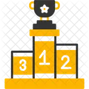 Podium Swimming Championship Stage Icon