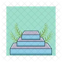 Podium, leaf with background  Icon