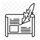 Poem Poetry Paper Icon