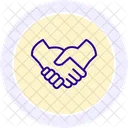 Poignee De Main Accord Affaire Icon