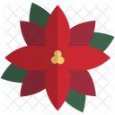Poinsettia Christmas Xmas Icon