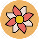Poinsettia Flower Christmas Icon