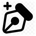 Point Add Editing Tool Plus Point Icon