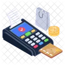 Card Payment Pos Machine Cash Till Icon