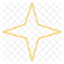Pointed Star Sparkling Icon
