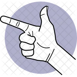 Pointed Finger  Icon