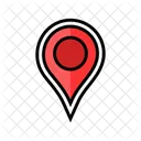 Pointer Red Map Icon