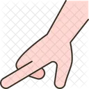 Pointing Hand Gesture Icon