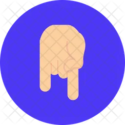 Pointing Down  Icon