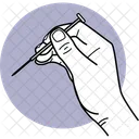 Pointing Point Making Point Hand Gesture Icon