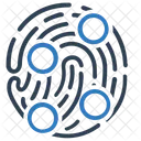 Points biométriques uniques  Icône