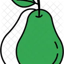 Actif Poire Legume Icône