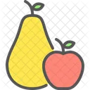 Poire Pomme Recolte Icône