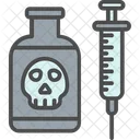 Poison Bottle Injection Toxic Injection Icon