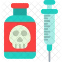 Poison Bottle Injection Toxic Injection Icon