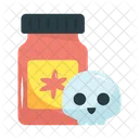 Poison Halloween Danger Icon