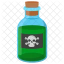 Poison Storage Bottle Toxic Substance Bottle Poison Container Icon