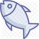 Poisson Cuit Poisson Nourriture Icon