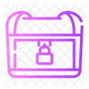 Coffre Or Pierre Precieuse Icon