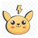 Pokemon Cartoon Character Pikachu Icon