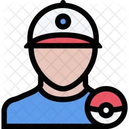 Free Pokemon Icon - Download in Colored Outline Style