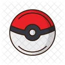 Pokemonball Pelota Juego Icono