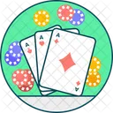 Poker Casino Gambling Icon