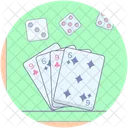 포커 카드 게임 카지노 아이콘