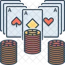 Poker Poker Chip Card Icon