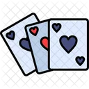 Poker Cards Gamble Icon