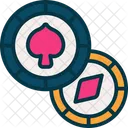 Poker Chip Casino Icon