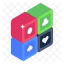 Casino Poker Buttons Game Icon