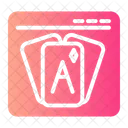 Poker Cards Web Browser Entertaiment Icon