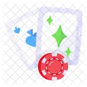 Poker Chip Casino Cards Poker Cards Icon