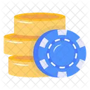 Gambling Chip Poker Chip Casino Icon