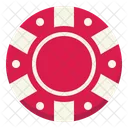 Poker Chip Casino Icon