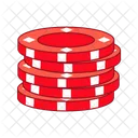 포커 칩 도박 아이콘