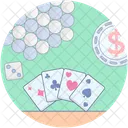 Poker Card Game Casino Icon
