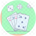 Poker Card Game Casino Icon