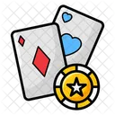 Ace Of Heart Poker Gambling Icon