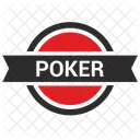 Poker Label Red Icon