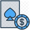 Glucksspiel Casino Poker Karte Icon