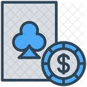 Glucksspiel Casino Poker Karte Icon