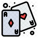 Pokerkarte Karten Spass Icon