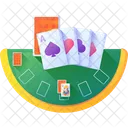 Pokertisch Casino Tisch Glucksspiel Symbol