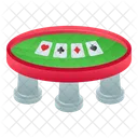 Casinotisch Pokertisch Kartenspiel Symbol