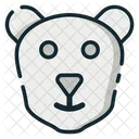 Polar Bear Bear Face Icon
